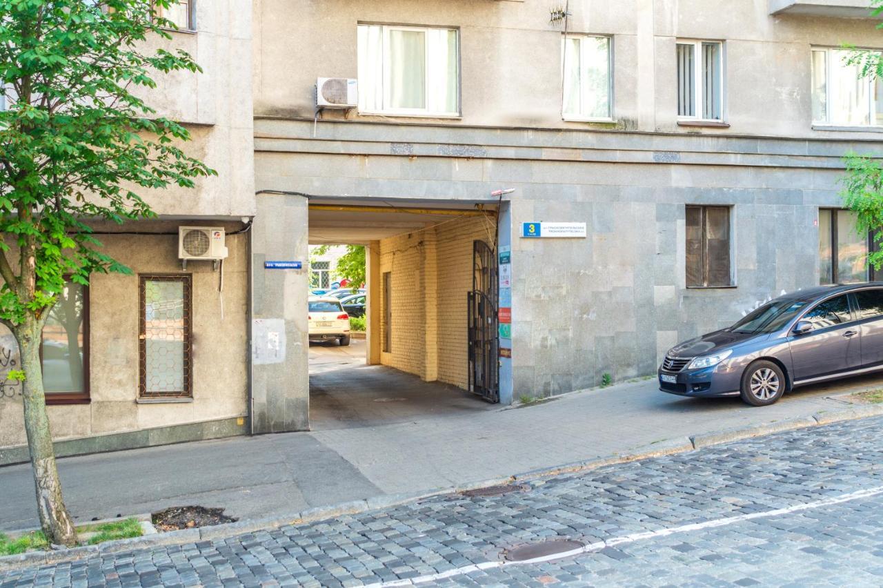 Apartment Triokhsviatytelskaya Street 3 Kiew Exterior foto